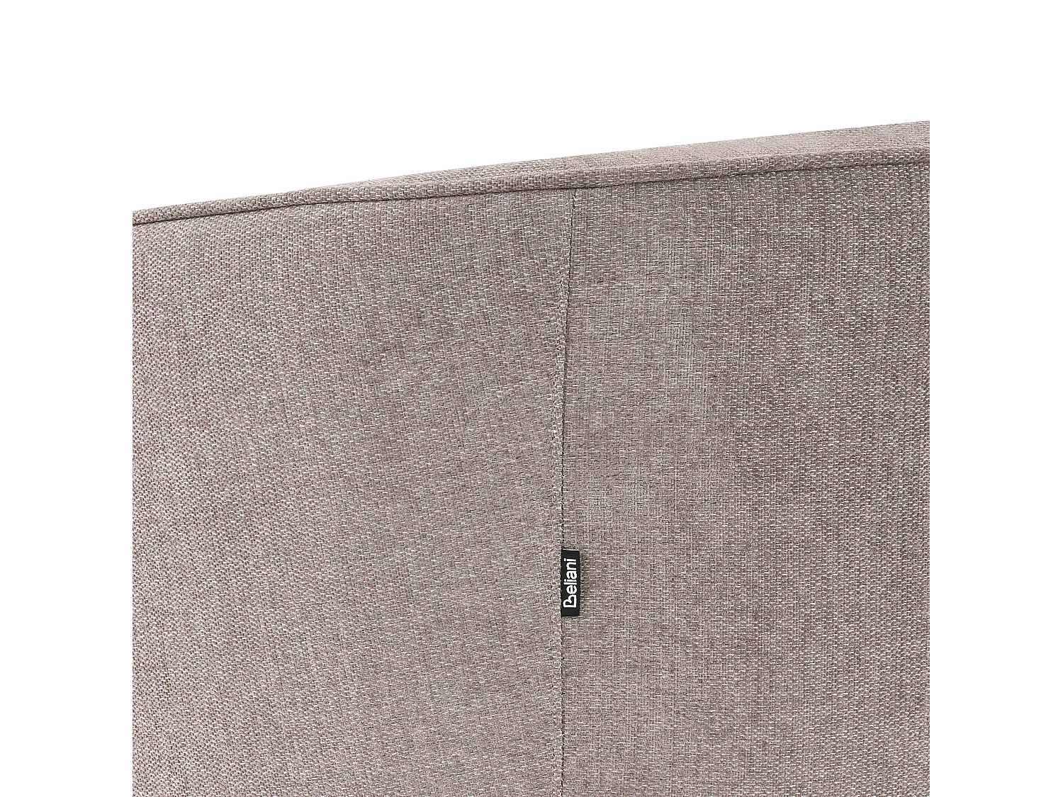 3er Sofa Stoff braun gebogen oval mit schwarzen Metallbeinen Retro Savar