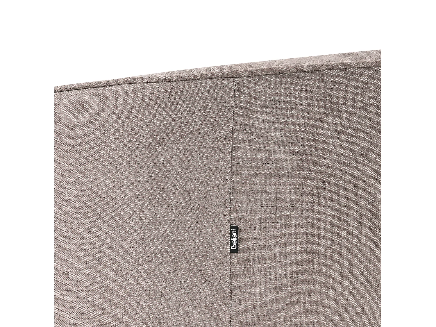 3er Sofa Stoff braun gebogen oval mit schwarzen Metallbeinen Retro Savar