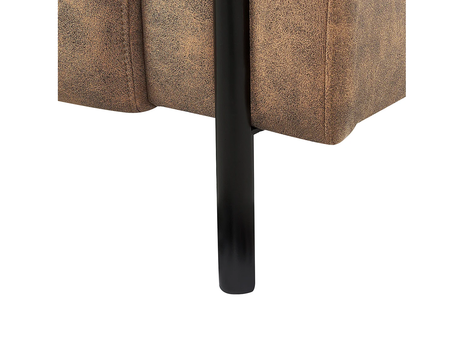 Divano ASKIM Tessuto Marrone 3 posti