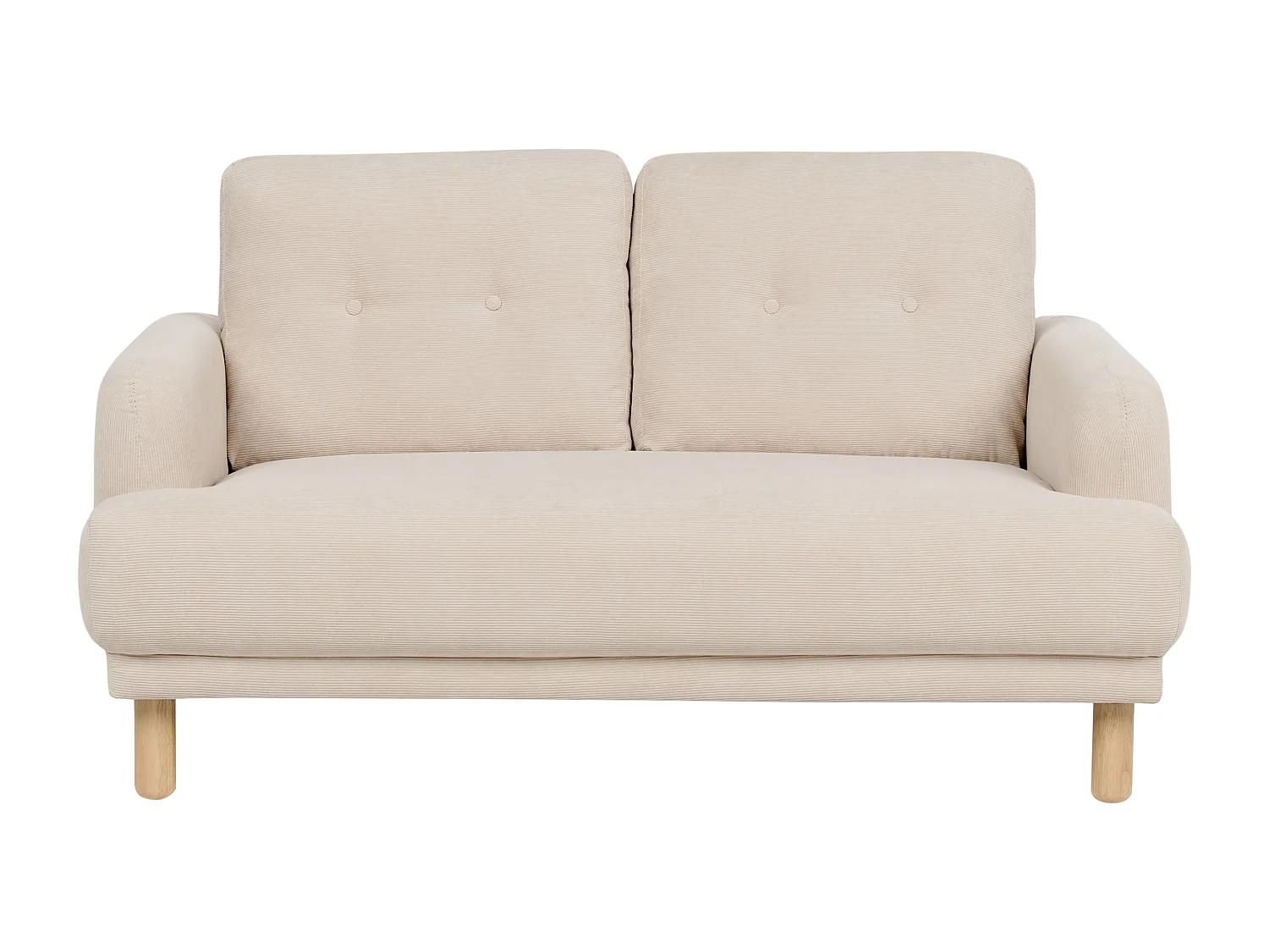 Sofa TUVE Sztruks Beżowy dla 2 osób