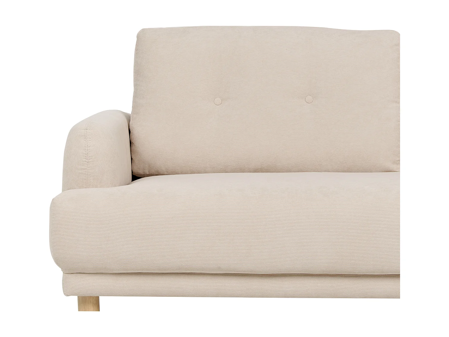 Sofa TUVE Sztruks Beżowy dla 2 osób