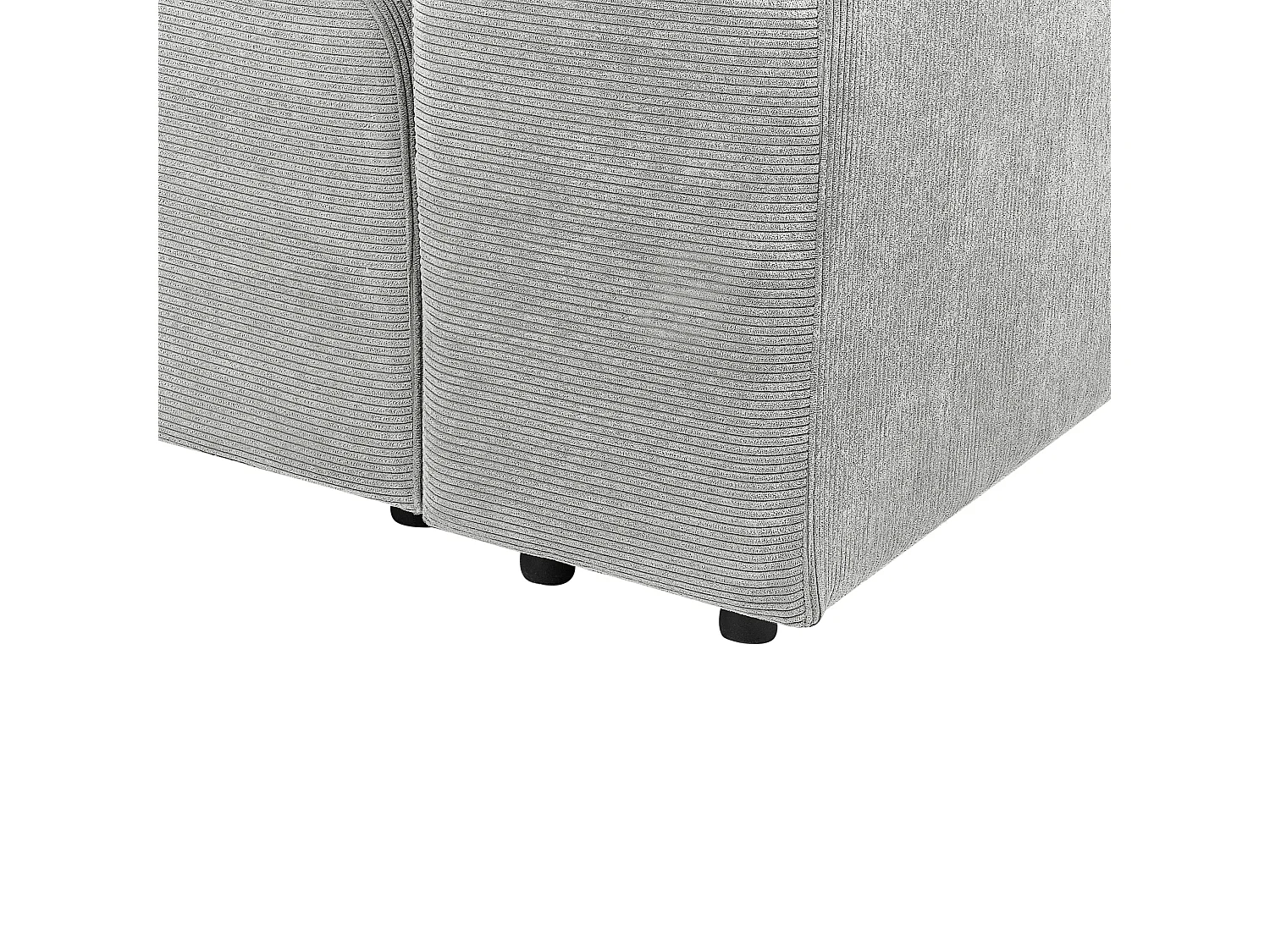 Modulsofa FALSTERBO Cord Grau 2-Sitzer