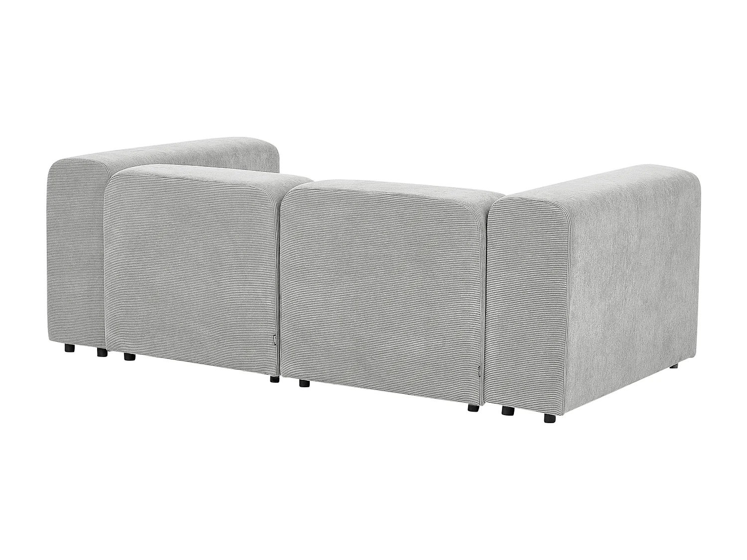 Sofa modułowa FALSTERBO Sztruks Szary dla 2 osób