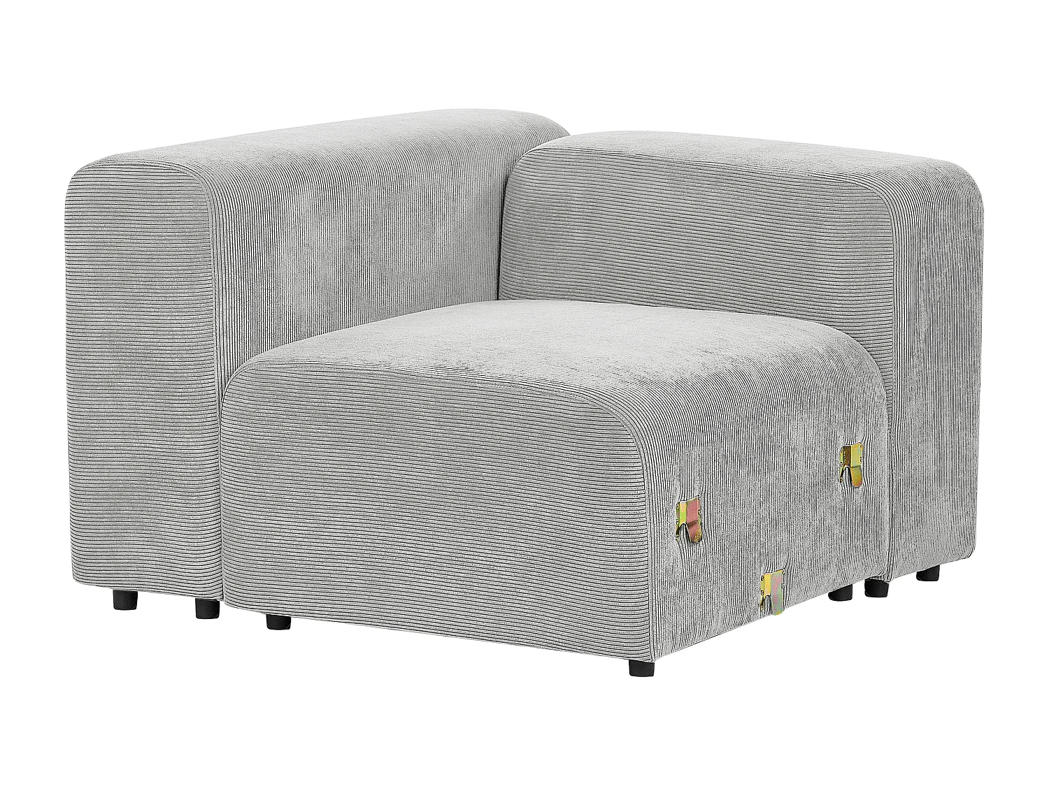 Sofa modułowa FALSTERBO Sztruks Szary dla 2 osób