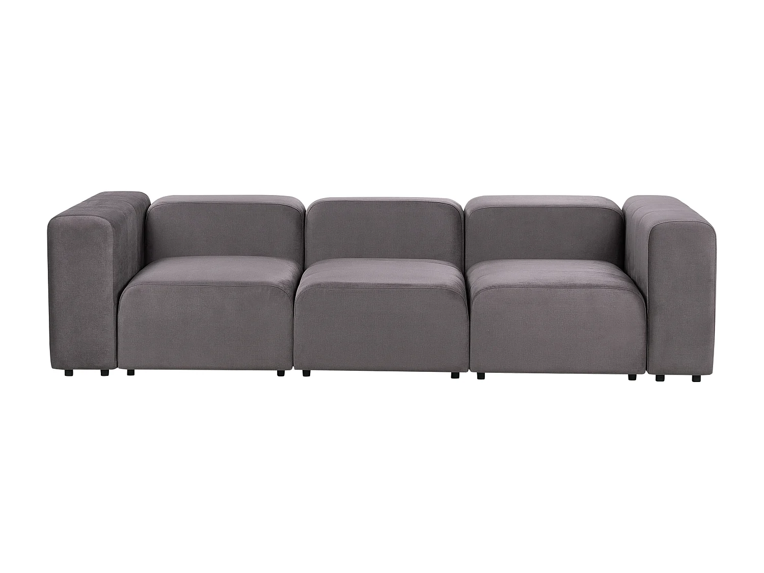 Sofa modułowa FALSTERBO Welur Ciemnoszary dla 3 osób