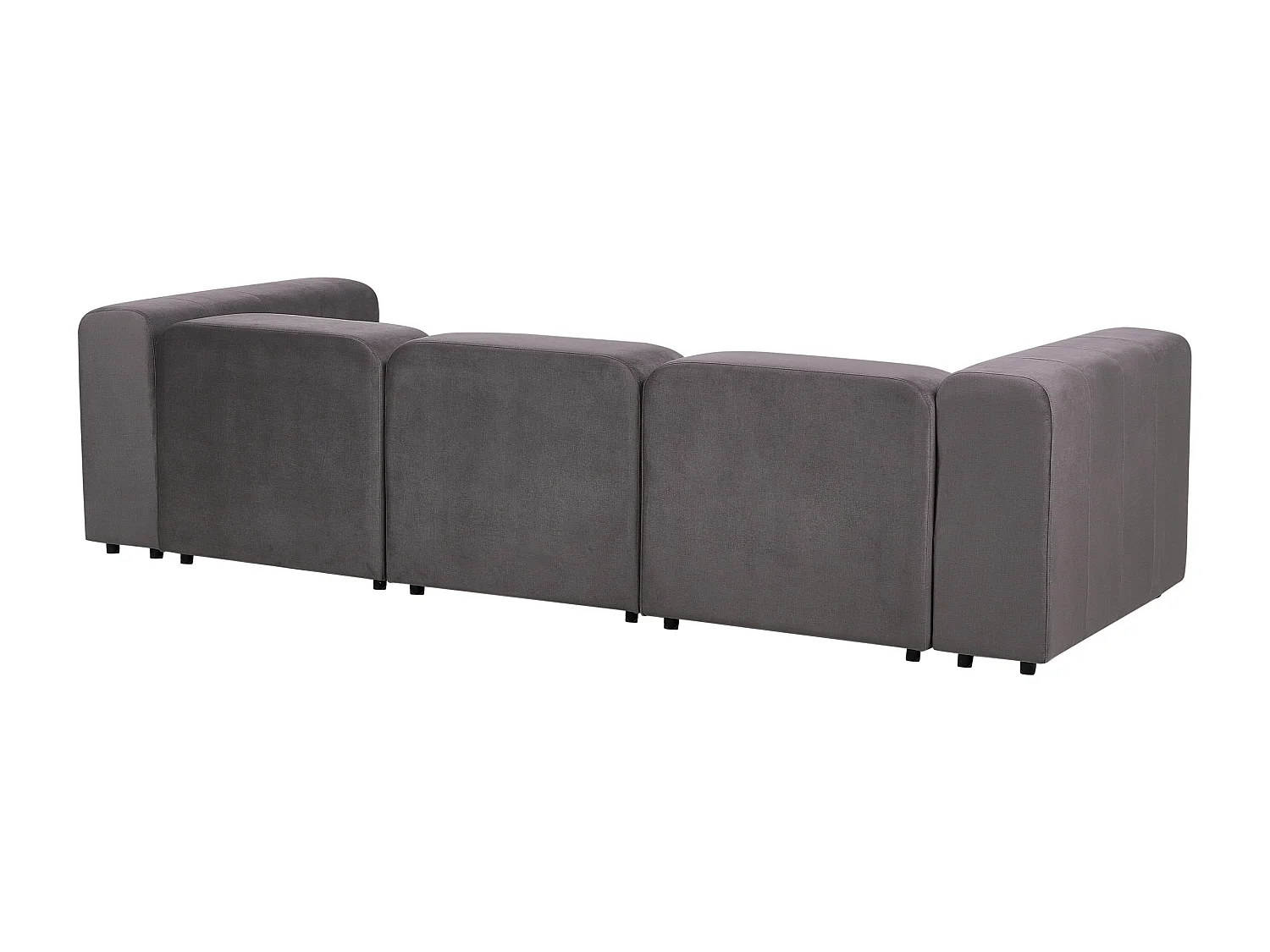 Sofa modułowa FALSTERBO Welur Ciemnoszary dla 3 osób