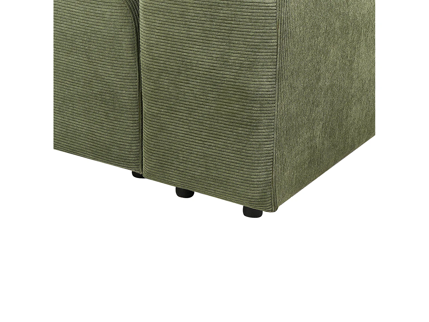 Canapé modulable 2 places FALSTERBO Velours côtelé Vert