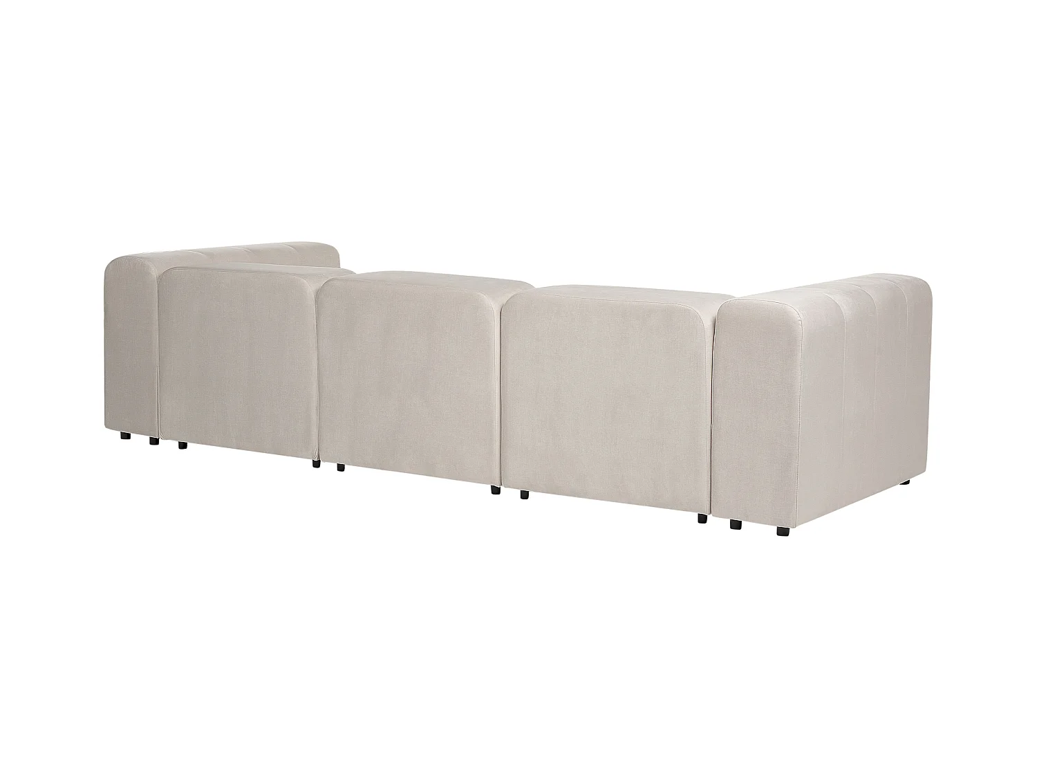 Canapé modulable 3 places FALSTERBO Velours Beige