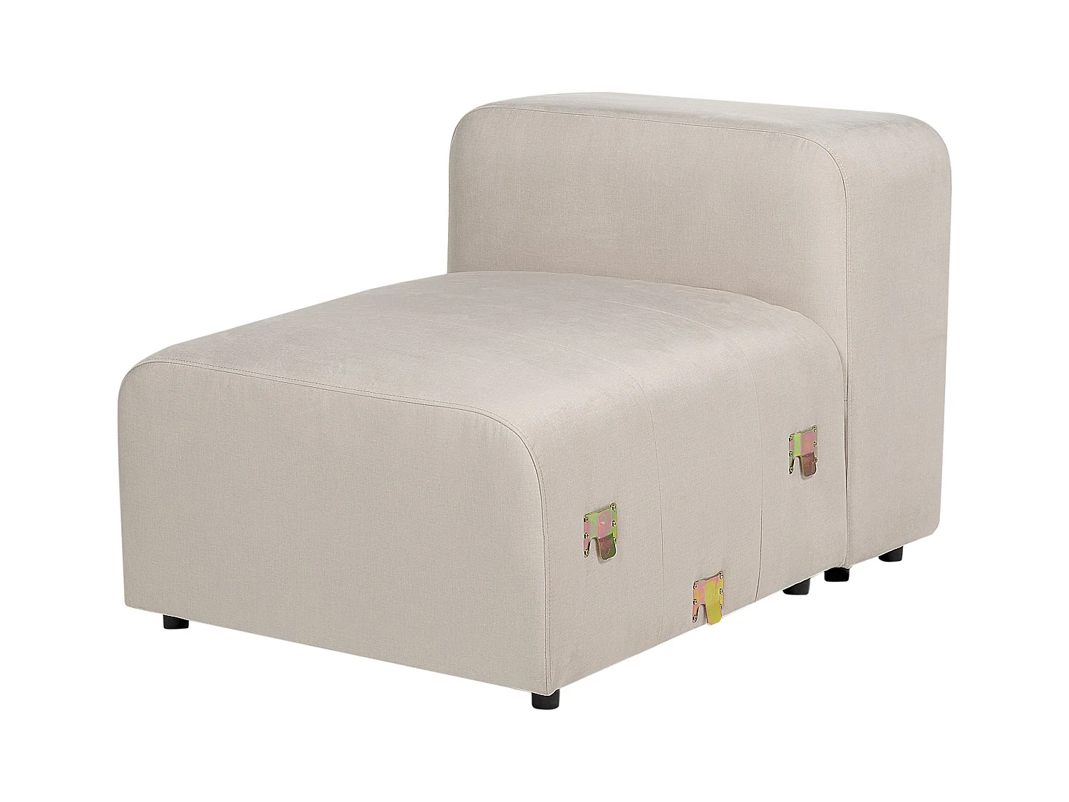 Divano modulare FALSTERBO Velluto Beige 3 posti
