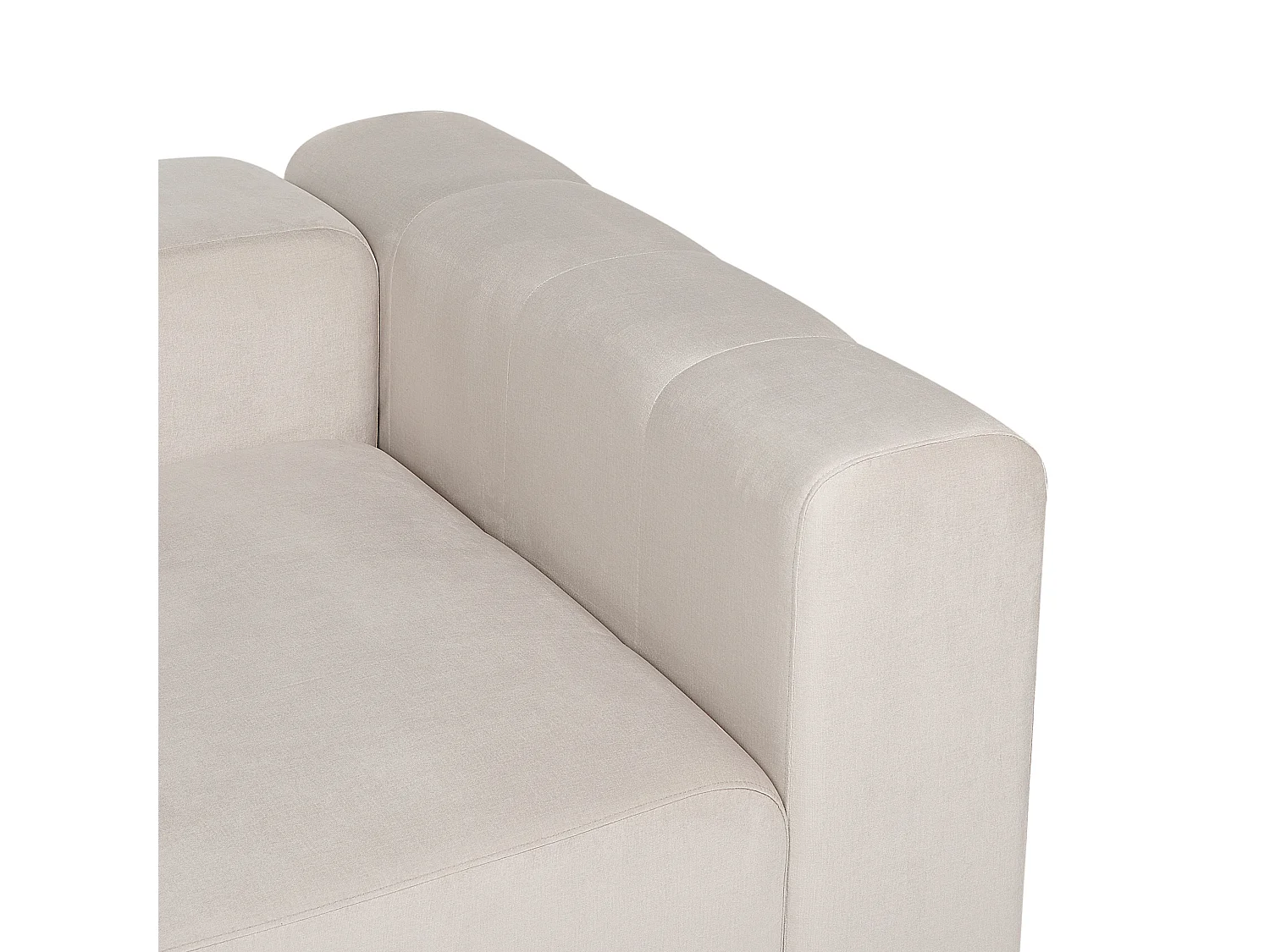 Sofá modular FALSTERBO Terciopelo Beige 2 plazas