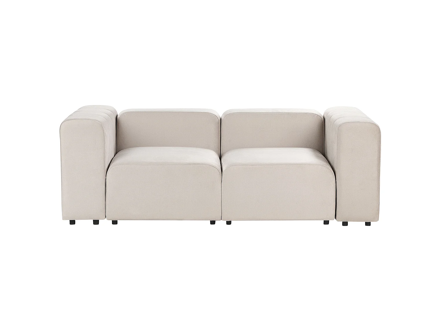 Sofá modular FALSTERBO Terciopelo Beige 2 plazas