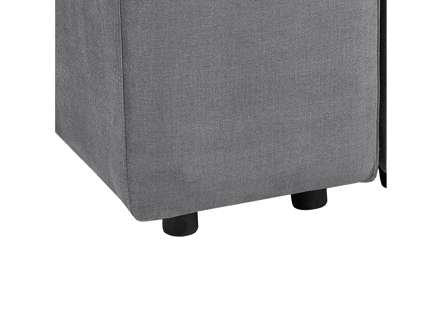 Sofá modular FALSTERBO Veludo Cinzento 3 lugares