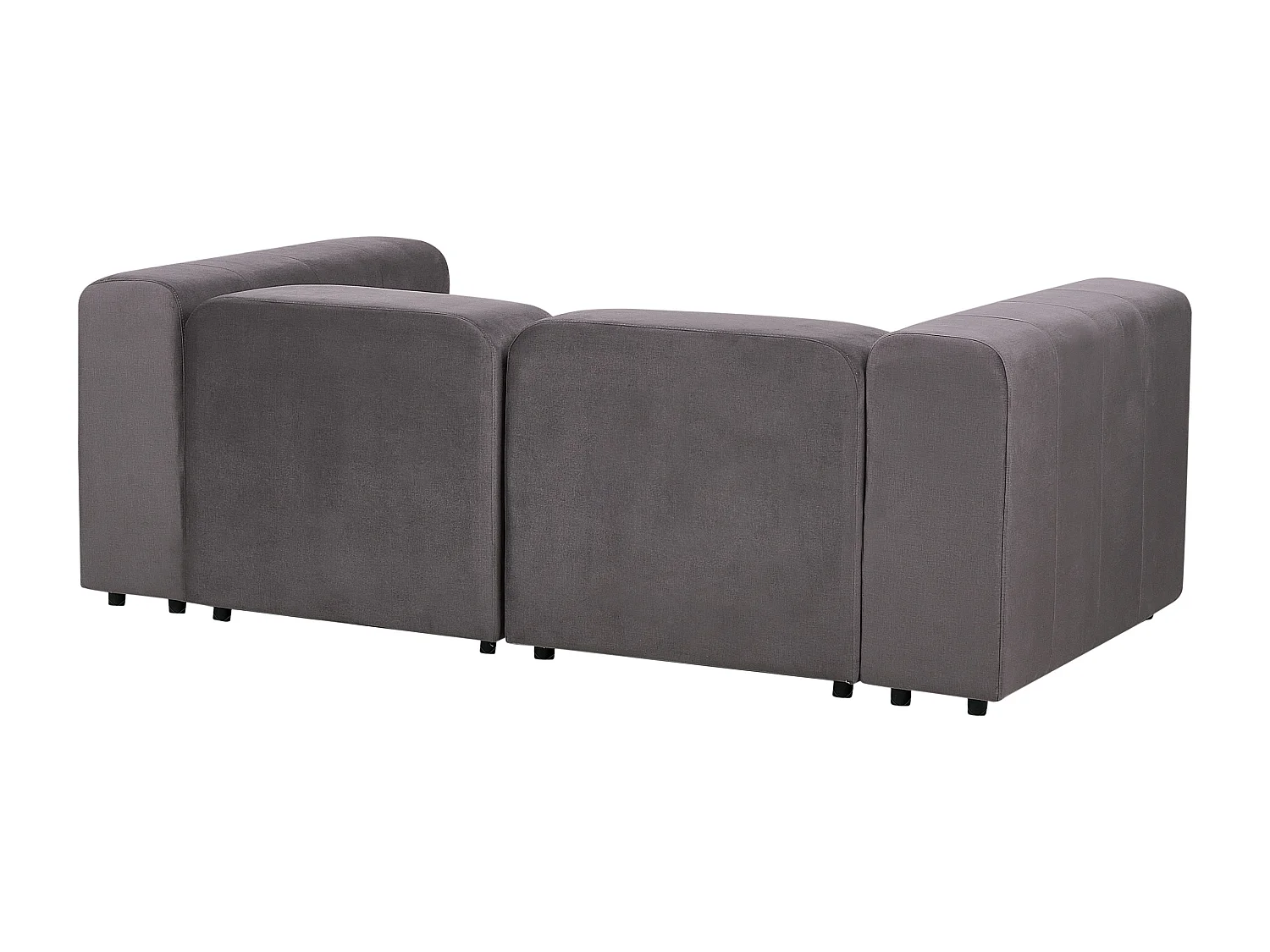 Canapé modulable 2 places FALSTERBO Velours Gris foncé