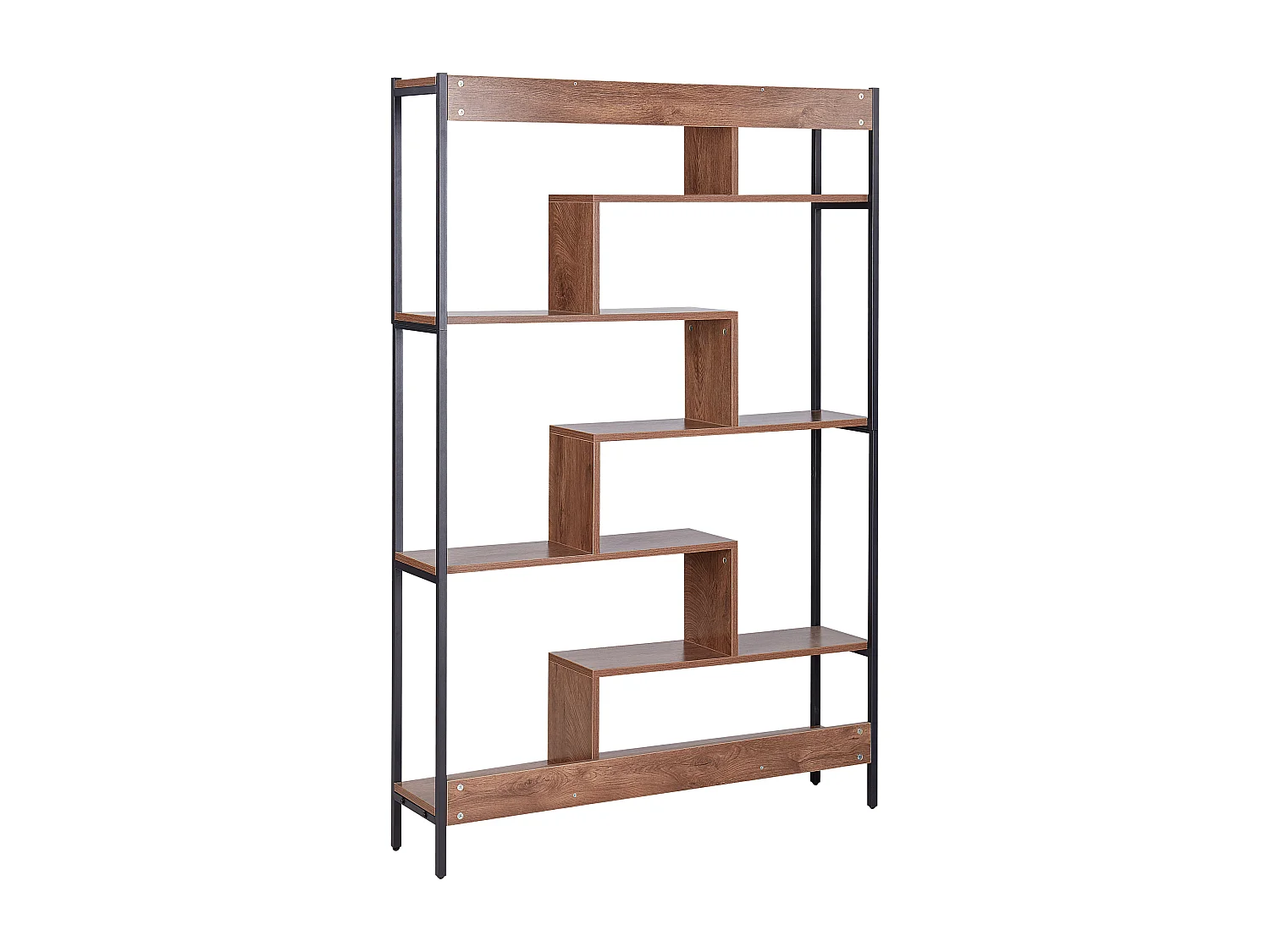 Boekenkast met 6 planken DAVEN 180 cm Bruin