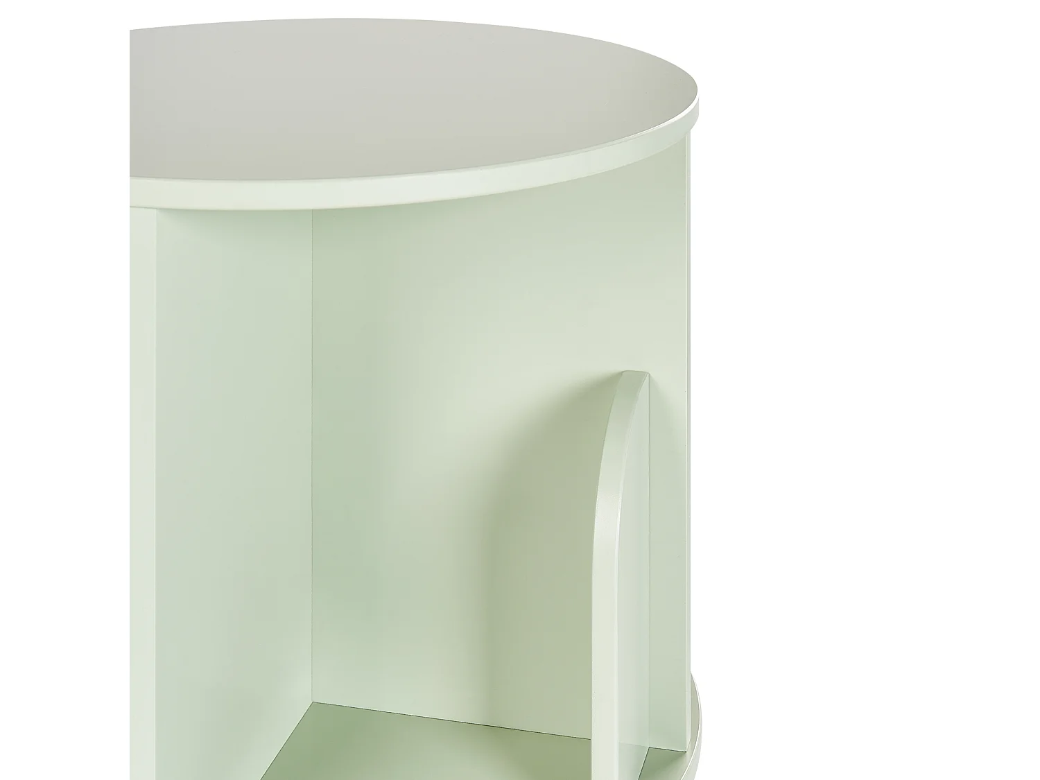 Draaibare boekenplank CANEY Bewerkt hout 94 cm Lichtgroen