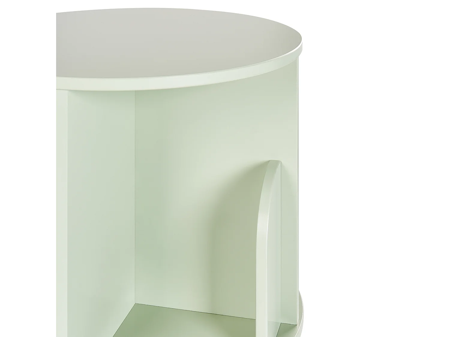 Estantería giratoria CANEY Derivado de madera 94 cm Verde claro