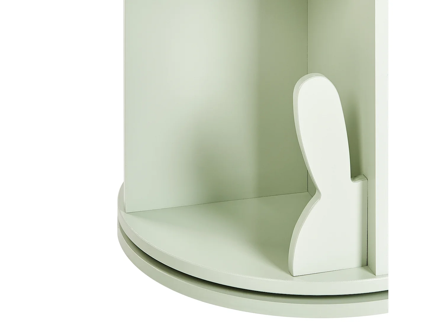 Estantería giratoria CANEY Derivado de madera 94 cm Verde claro