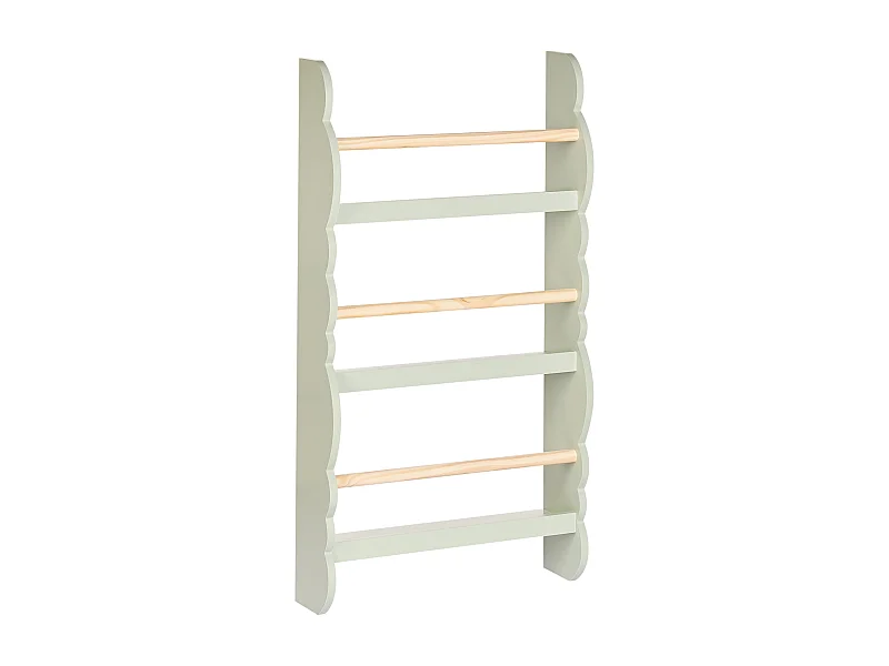 Bibliothèque murale RIGOLET 80 cm Vert clair