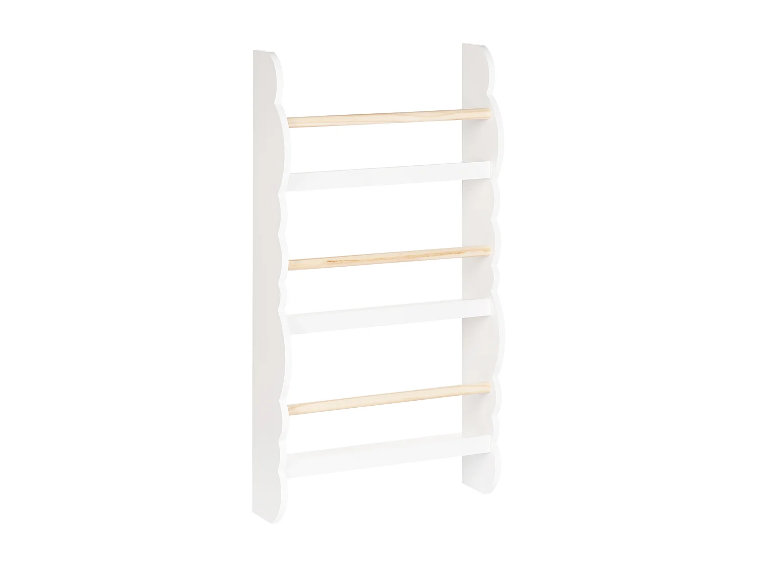 Wandregal RIGOLET Holzwerkstoff 80 cm Weiss