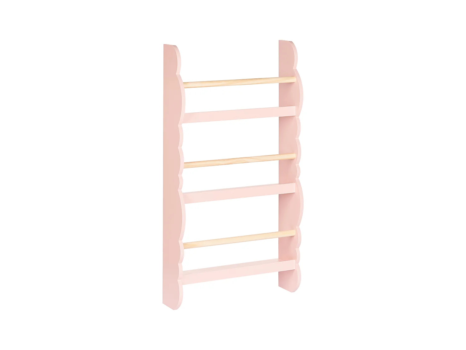 Bibliothèque murale RIGOLET 80 cm Rose pastel