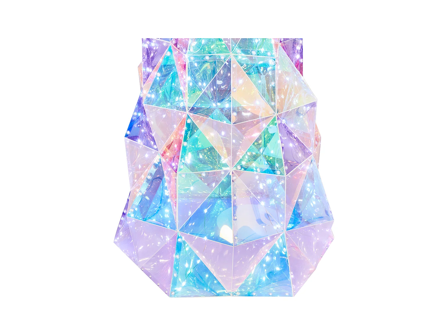 Décoration extérieure LED ICELAND Arbre de Noël 120 cm Multicolore