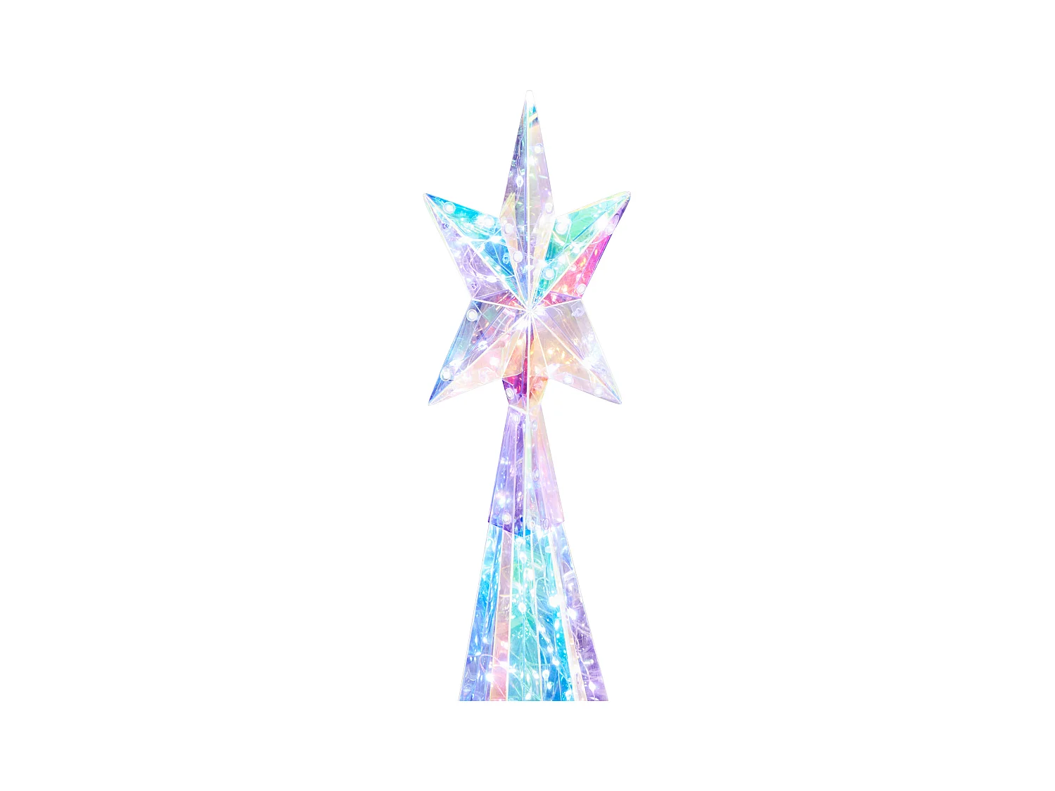 Outdoor Weihnachtsbeleuchtung LED Kunststoff Tannenbaum mit Kabel bunt Iceland