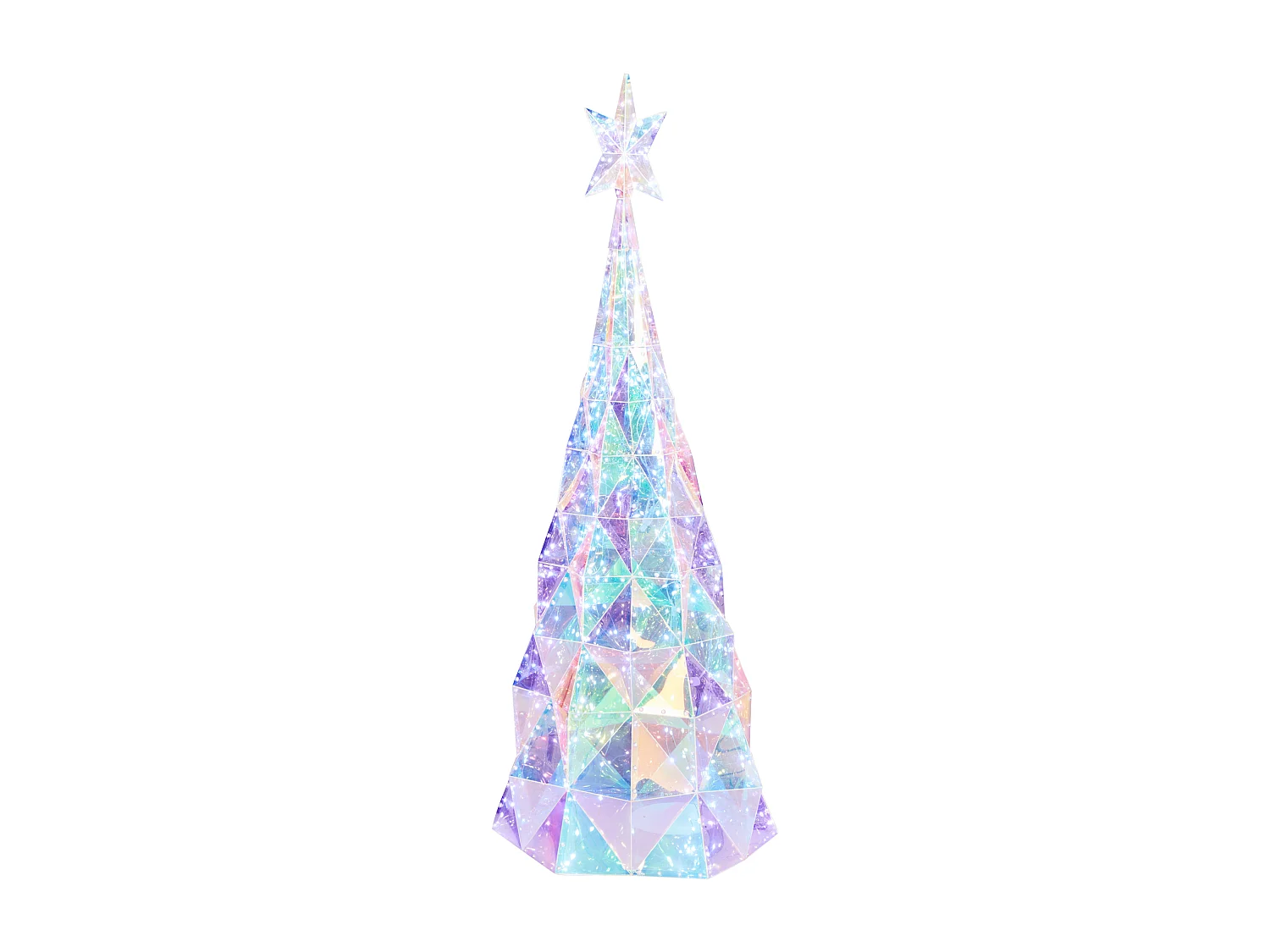Kerstdecoratie LED meerkleurig 120 cm ICELAND