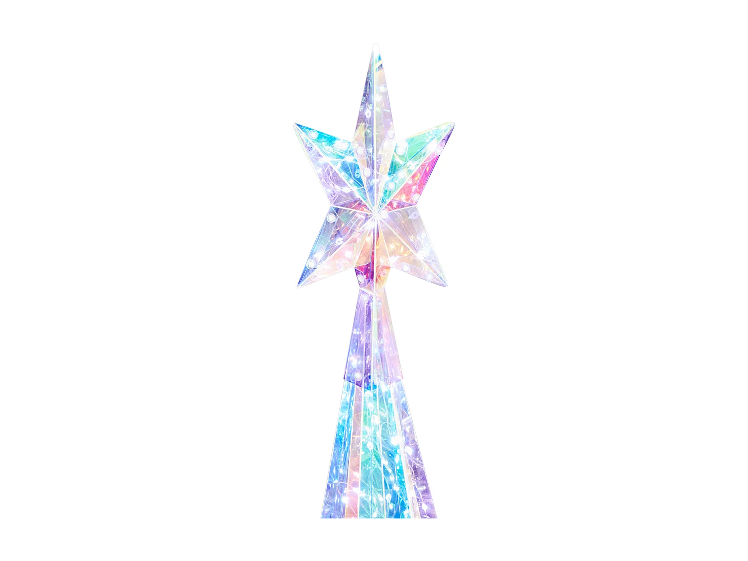 Kerstdecoratie LED meerkleurig 120 cm ICELAND