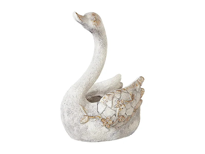 Dekofigur Schwanenform weiss 40 cm GRUFFY