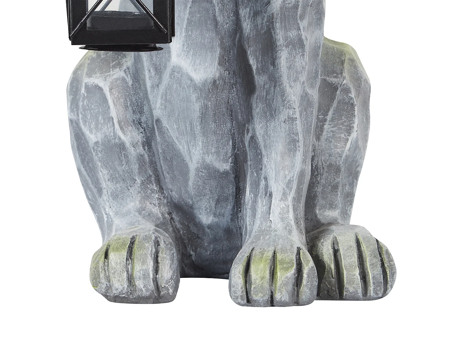 Dekofigur Hasenform grau 37 cm ARGILLY