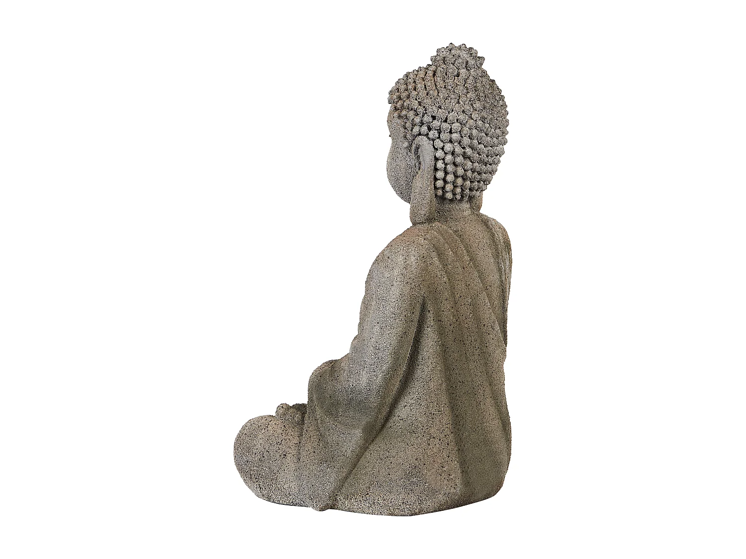 Dekofigur Buddha grau 41 cm VALLOIRE
