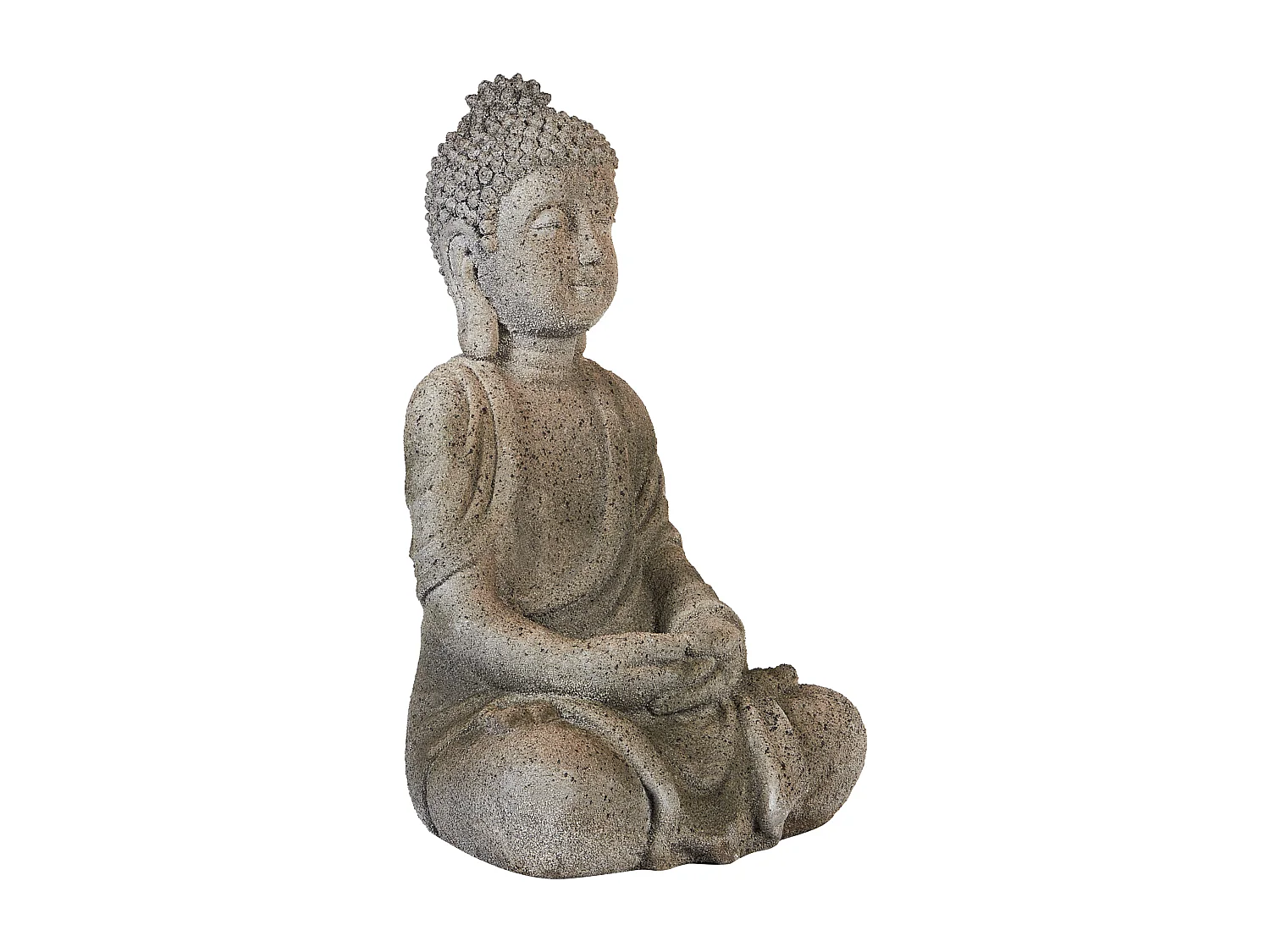 Dekofigur Buddha grau 41 cm VALLOIRE