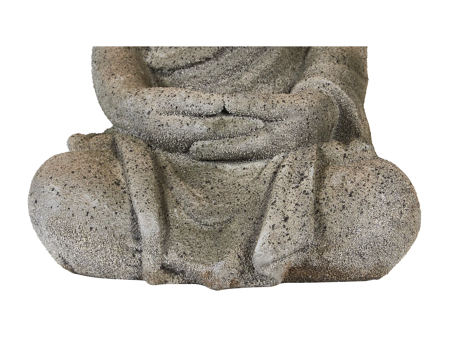 Dekofigur Buddha grau 41 cm VALLOIRE