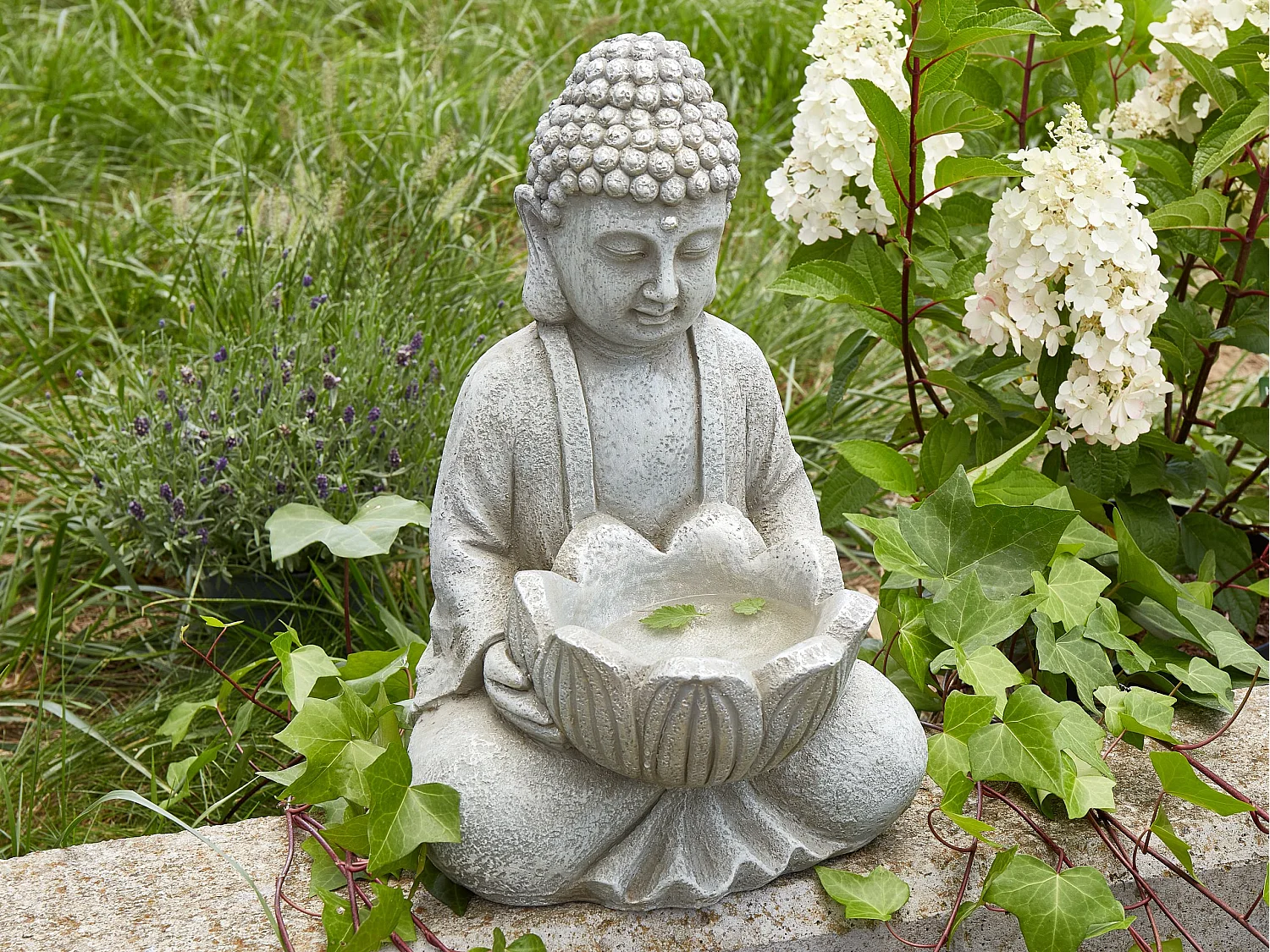 Garden Statue MONTCEL Grey