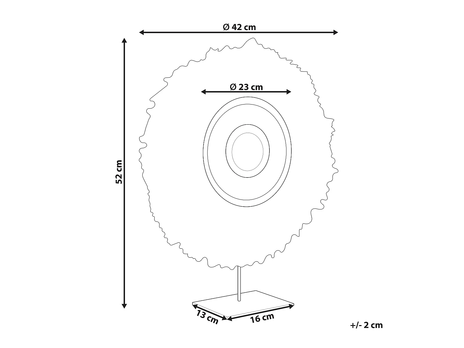 Decoratief accessoire ACEH Natuurlijk