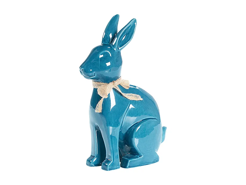Accessoire Décoratif Lapin JAMBLES Céramique Bleu