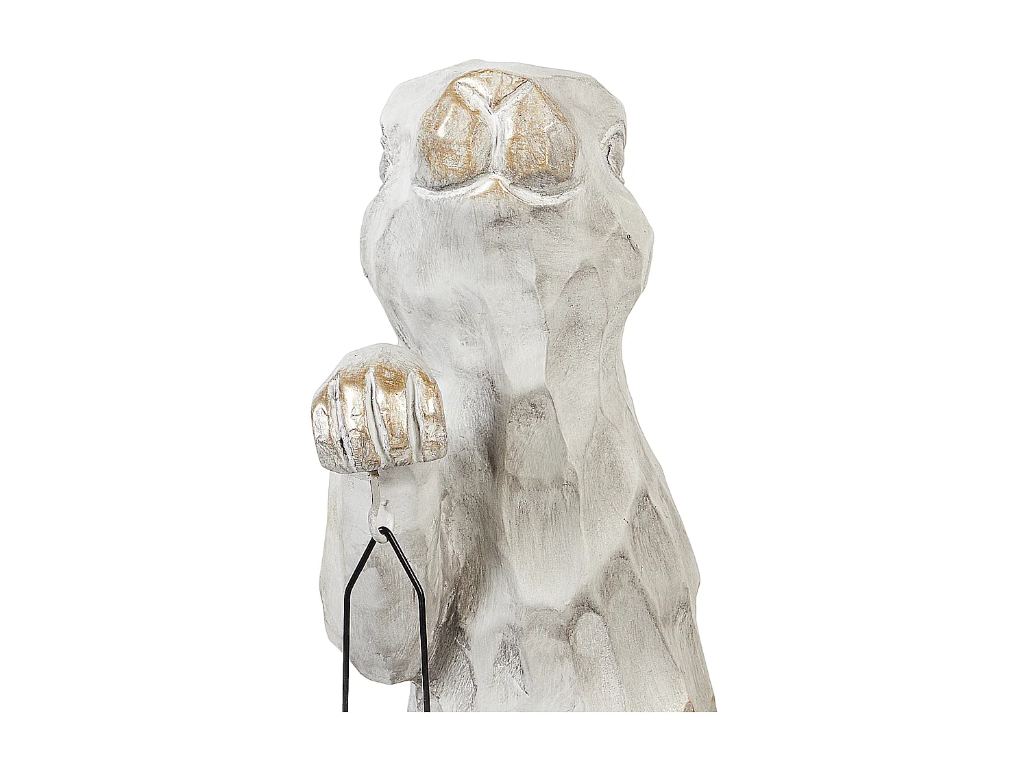 Estátua de jardim GERLAND Cerâmica Branco creme