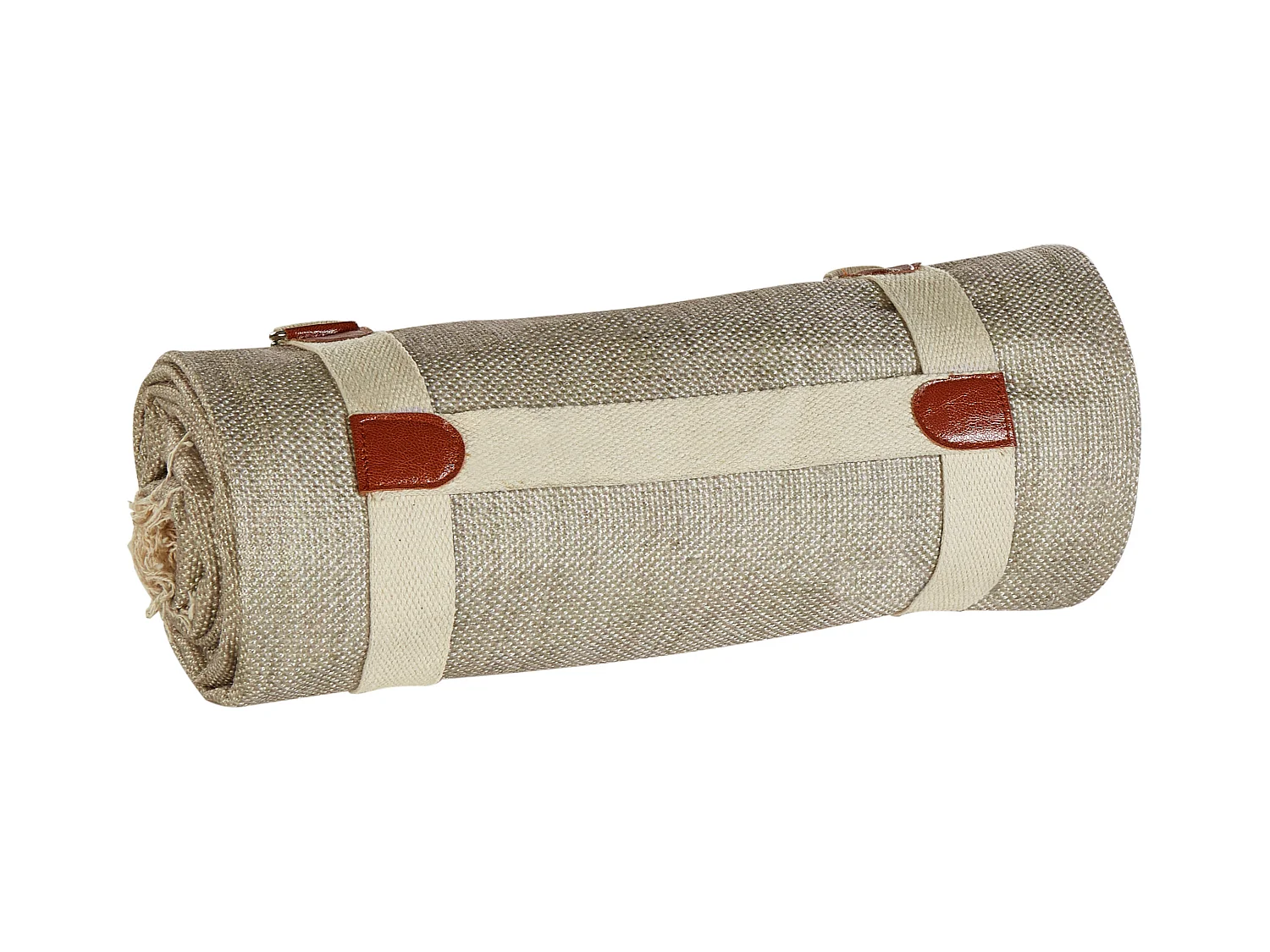 Picknickkleed DHANDI 200 x 200 cm Taupe