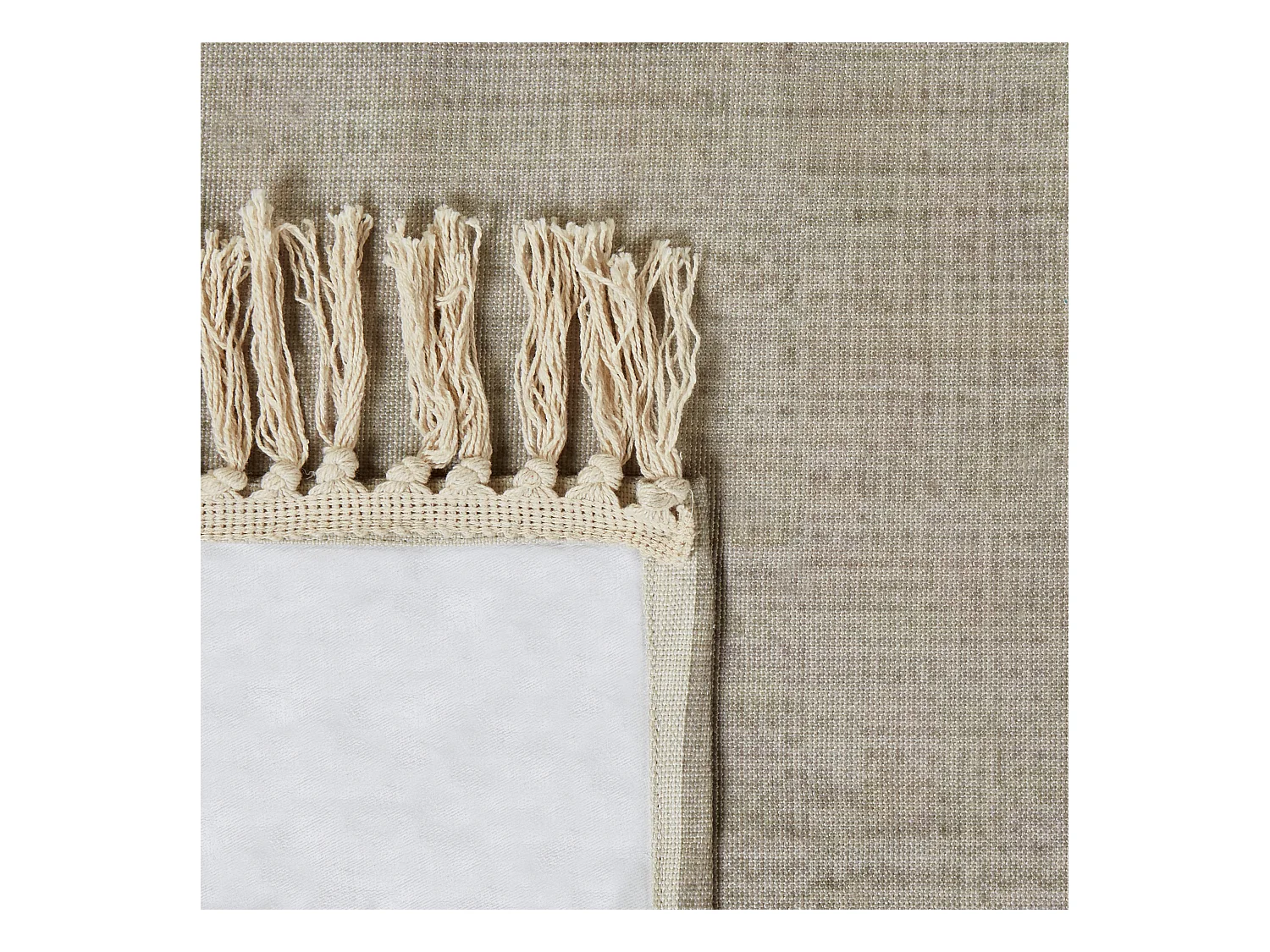 Picknickkleed DHANDI 200 x 200 cm Taupe