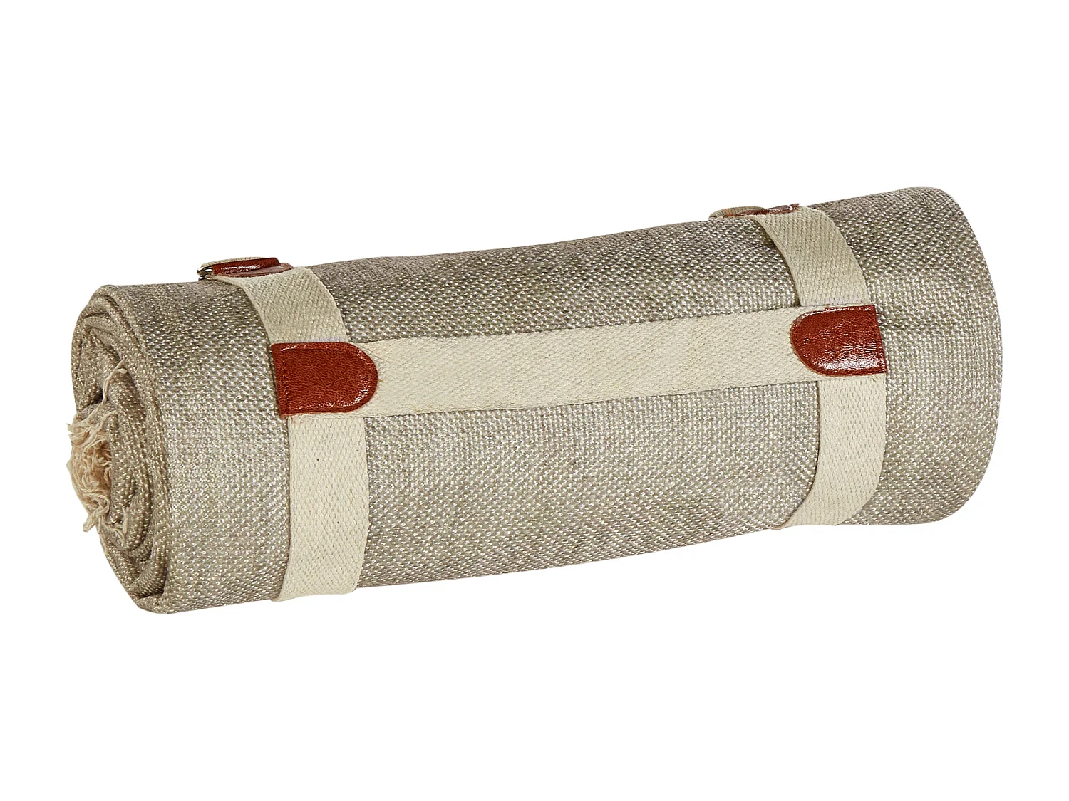 Coperta per picnic DHANDI 200 x 200 cm Tortora