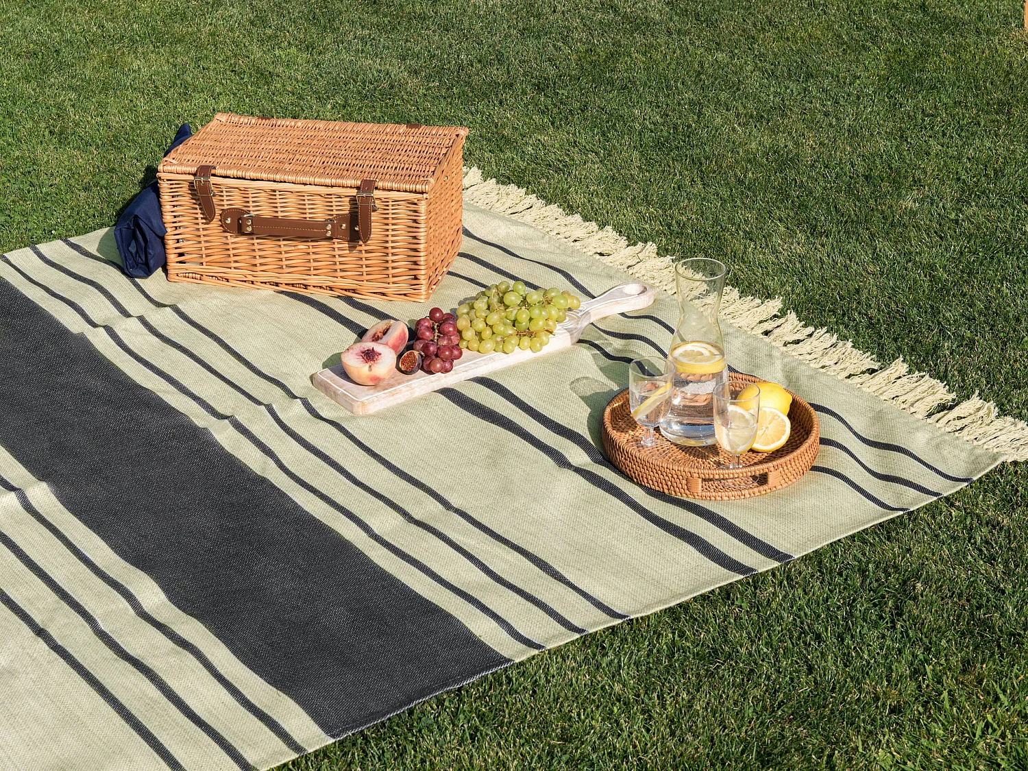 Couverture de pique-nique BHONG 150 x 200 cm Beige