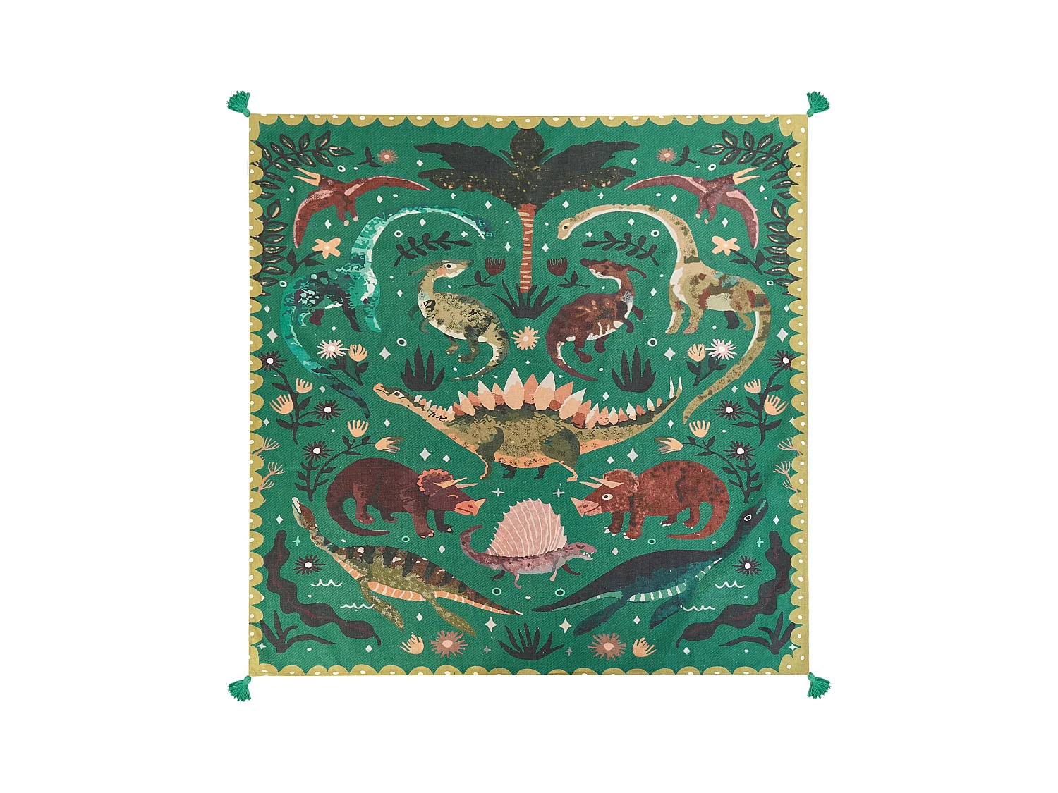 Couverture de pique-nique TUZIANI 200 x 200 cm Vert