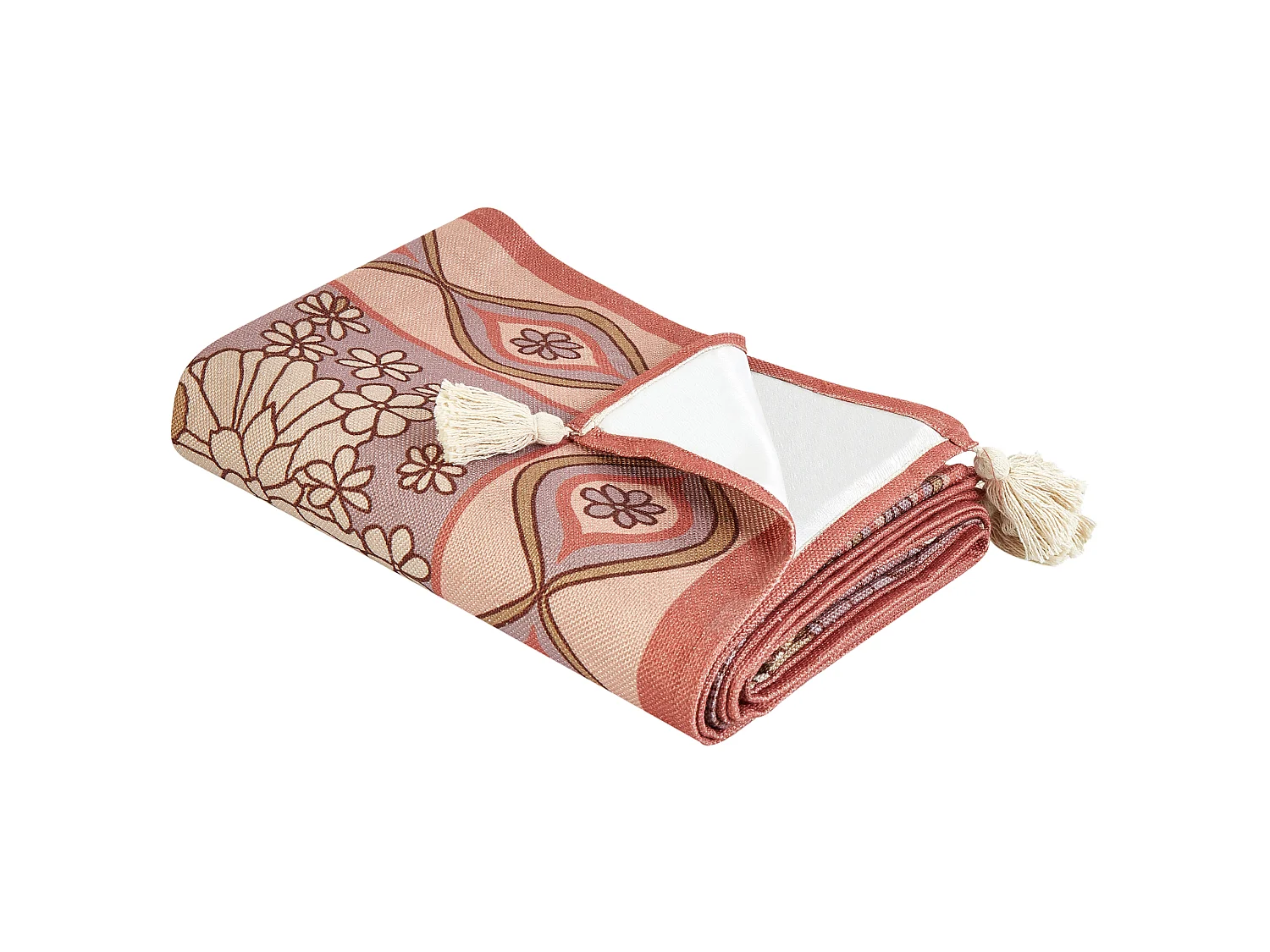 Coperta per picnic LASHARI 150 x 200 cm Rosa pesca