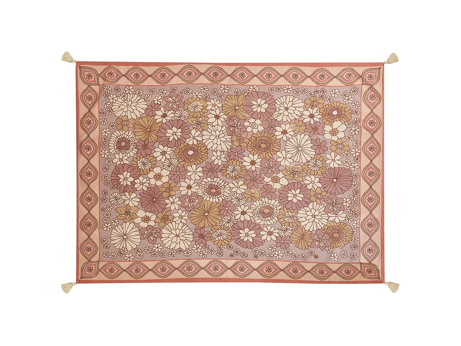 Coperta per picnic LASHARI 150 x 200 cm Rosa pesca