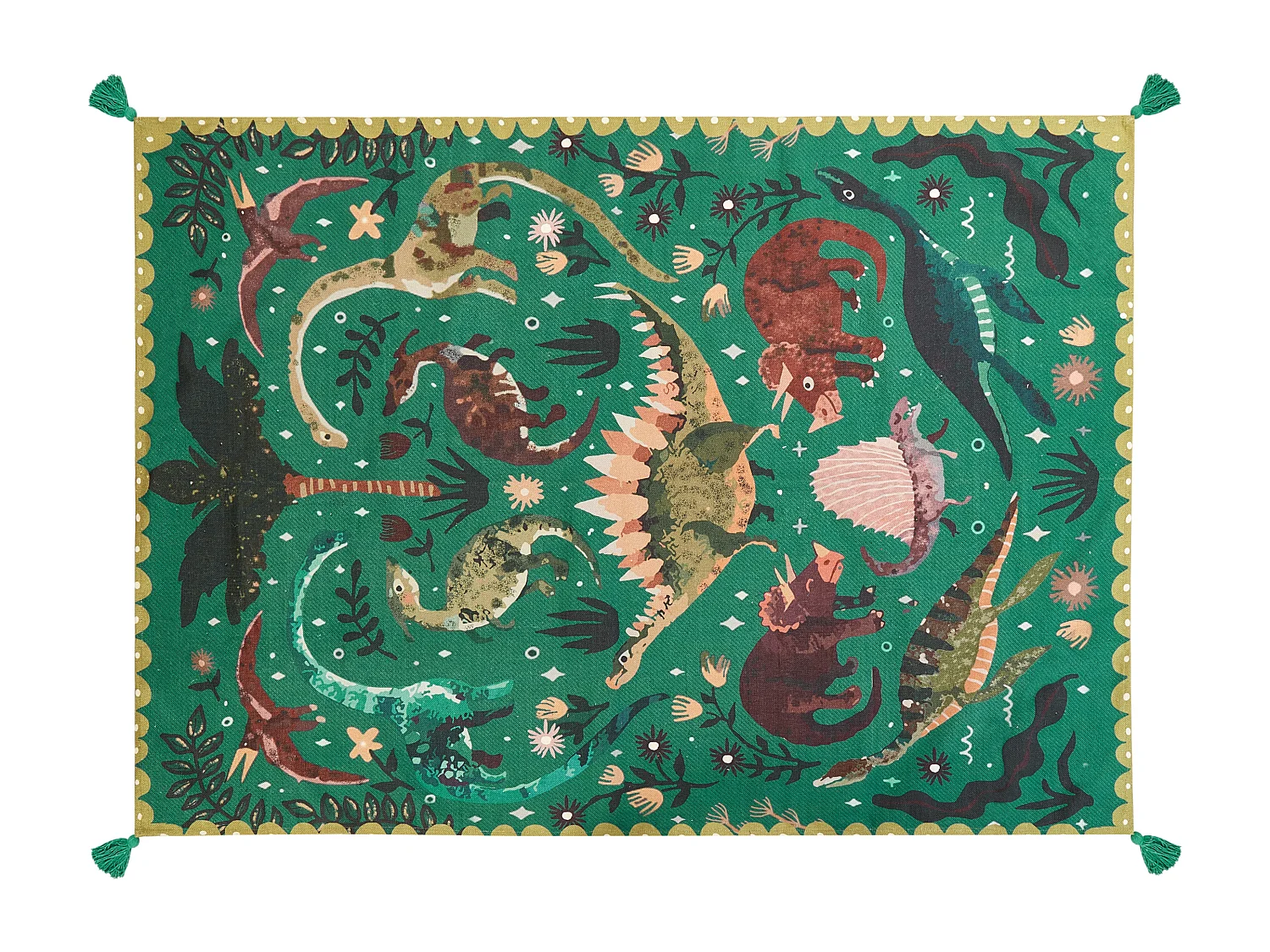 Manta de piquenique TUZIANI 150 x 200 cm Verde