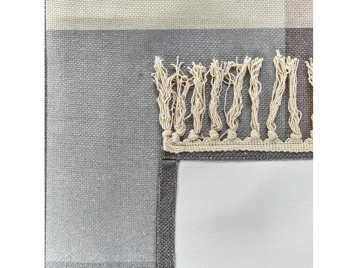 Couverture de pique-nique LUNDA 200 x 200 cm Gris