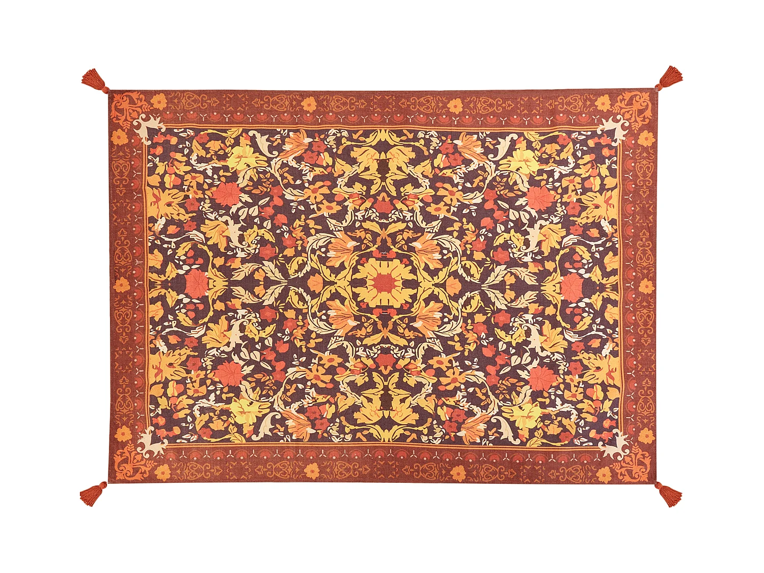 Koc piknikowy DILBAR 150 x 200 cm Jasnoczerwony