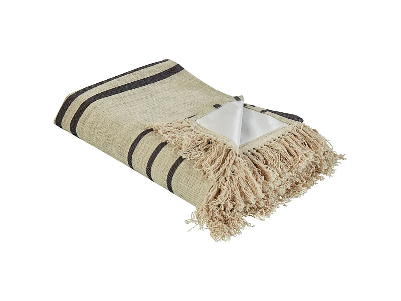 Koc piknikowy BHONG 200 x 200 cm Beżowy