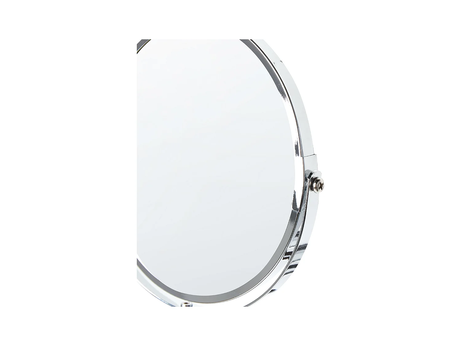 Miroir mural de maquillage extensible YVELINES 57 cm 36 cm Métal Argenté
