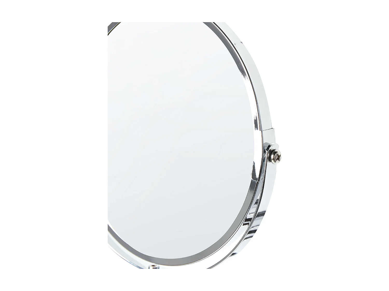 Miroir mural de maquillage extensible YVELINES 57 cm 36 cm Métal Argenté